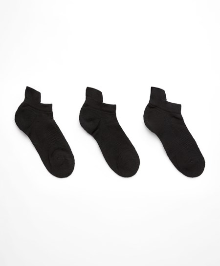 Oysho 3 Pairs Of Bavlnene Sports Trainer Socks Čierne | FJN165387