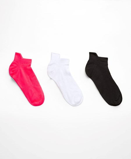 Oysho 3 Pairs Of Polyamide Sports Sneaker Socks Koralove | YTU051384