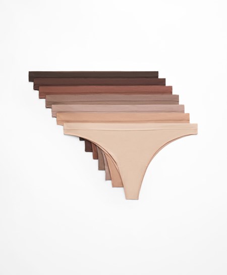 Oysho 7 Pantone™ Polyamide Brazilian Briefs Hnede | GHN408517