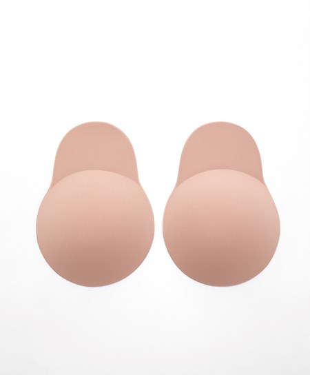 Oysho Adhesive Fabric Bust-enhancing Cups Béžové | VHZ378510