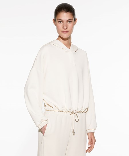 Oysho Adjustable Modal Sweatshirt Stone | DER705248