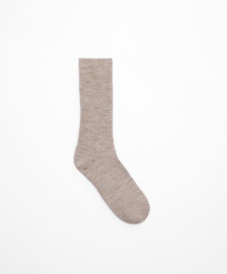 Oysho Alpaca Klasické Socks Mink | GSJ186045