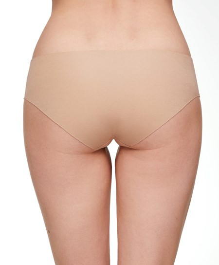 Oysho Bavlnene Invisible Klasické Briefs Béžové | DGV359260