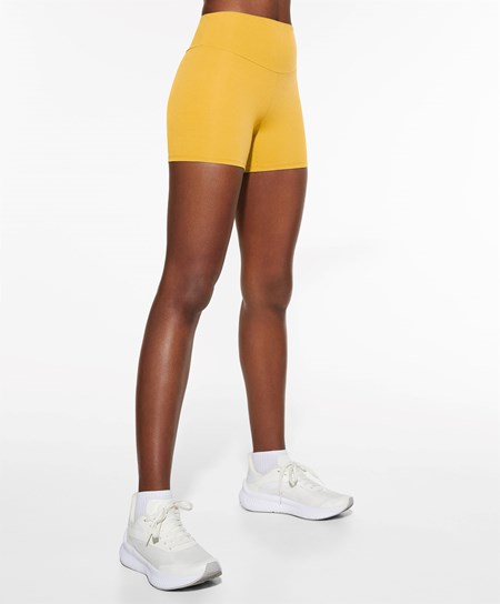 Oysho Comfortlux High-rise 10cm Hot Pants Žlté | CNE380925
