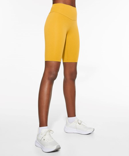 Oysho Comfortlux High-rise 25cm Cycle Leggings Žlté | JRZ061745
