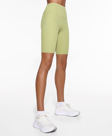 Oysho Comfortlux High-rise 25cm Cycle Leggings Zelene | KUN913825