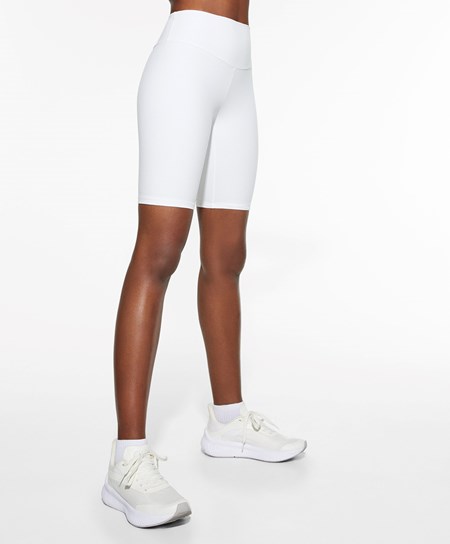 Oysho Comfortlux High-rise 25cm Cycle Leggings Biele | PMJ683951