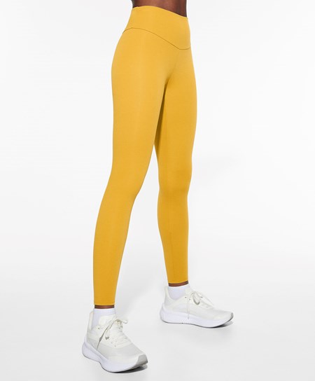 Oysho Comfortlux High-rise Ankle-length Leggings Žlté | BTM641029