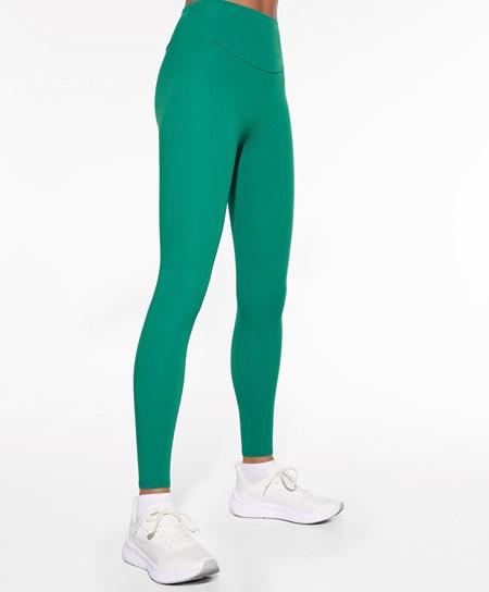 Oysho Comfortlux High-rise Ankle-length Leggings Zelene | GQV381052
