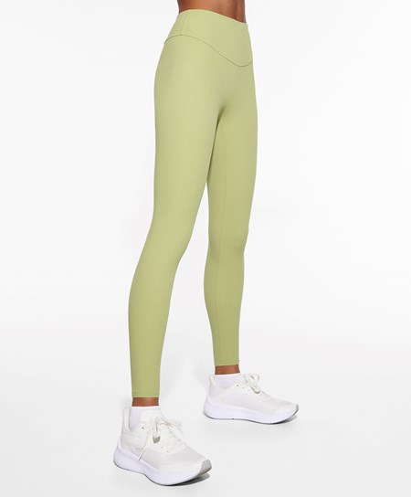 Oysho Comfortlux High-rise Ankle-length Leggings Zelene | TAB983624