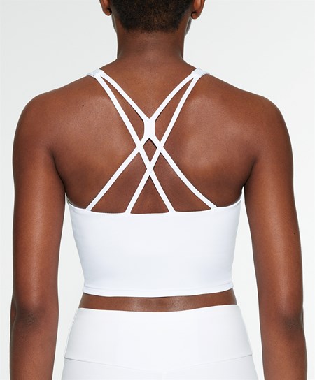 Oysho Comfortlux Remienkove Tank Top Biele | ZPG184079