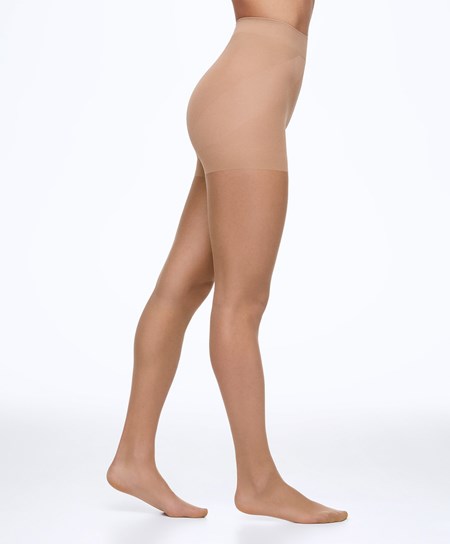 Oysho Compressive 8 Denier Tights Béžové | MKE370861