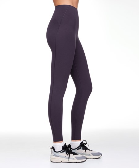 Oysho Compressive Core Control Ankle-length Leggings Tmavo Nachový | UJS019624