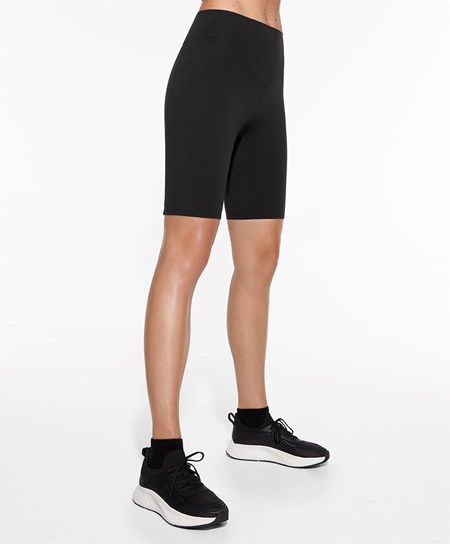 Oysho Compressive Pocket 20cm Cycle Leggings Čierne | YZF734891