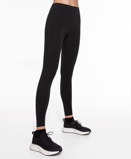 Oysho Compressive Raise Up 65cm Ankle-length Leggings Čierne | BSX967520