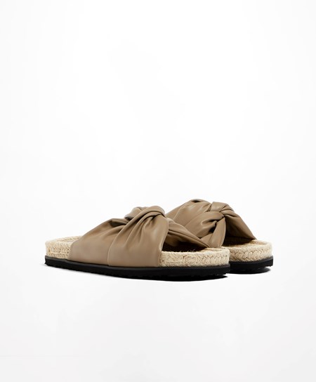 Oysho Crossover Sandals Mole | YED921407