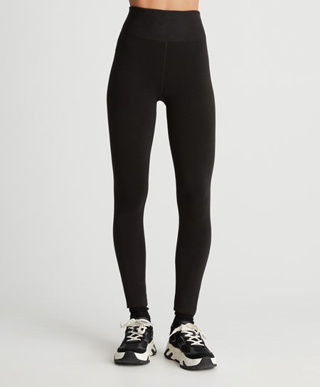 Oysho Extra Warm Compressive 70cm Ankle-length Leggings Čierne | EIR245803