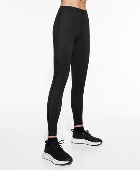 Oysho Extra-compressive Raise Up 65cm Ankle-length Leggings Čierne | CJS926735