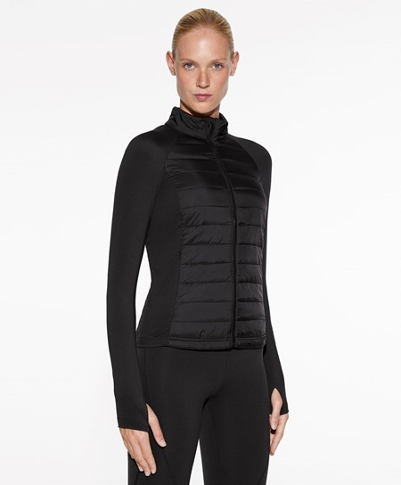 Oysho Fellex® Aerogel Polstrované Bežecké Jacket Čierne | JSL265789