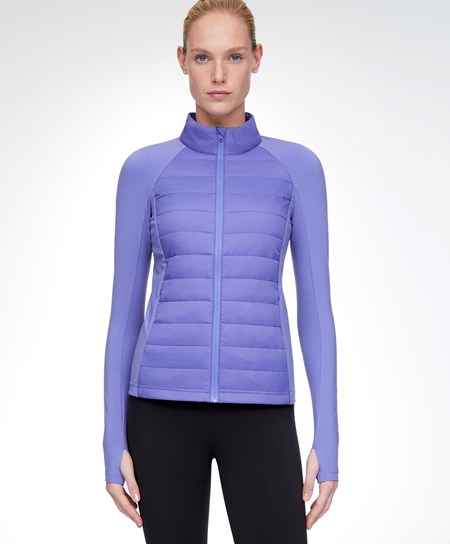 Oysho Fellex® Aerogel Polstrované Bežecké Jacket Tmavo | RYJ042736