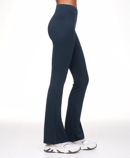 Oysho High-strength Fabric Flare Trousers Námornícka Modrá | WMF708629