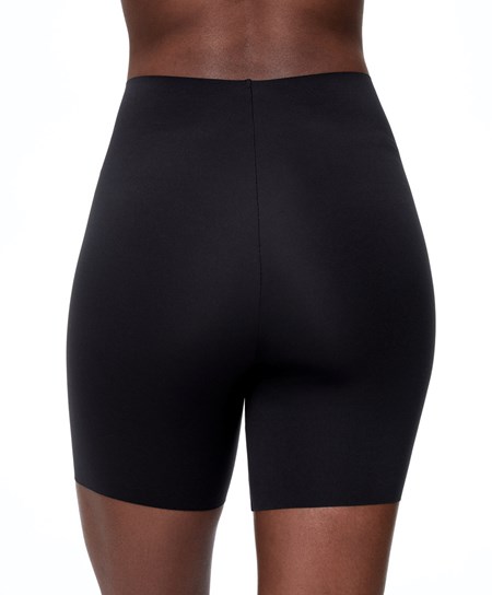 Oysho High-waisted Invisible Laser-cut Cycle Shorts Čierne | LSO625479