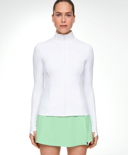 Oysho Light Warm Bežecké Jacket Biele | OKT619053