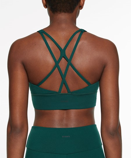 Oysho Medium-support Sports Bra With Cups Bottle | TYV953260