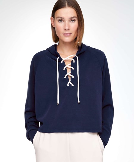 Oysho Modal Nautical Total Look Námornícka Modrá Modre | FTZ938720