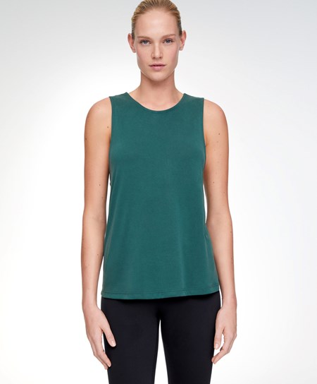 Oysho Modal Open Back Bez Rukavov T-shirt Bottle | ORD930725