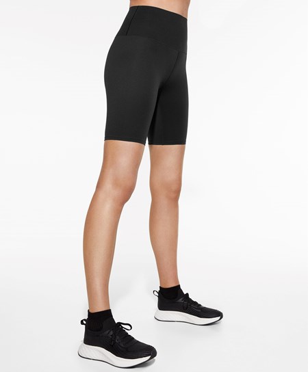 Oysho Perfect-adapt High-rise 20cm Cycle Shorts Čierne | CEP208763