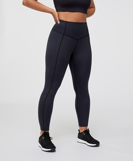 Oysho Plus Size 65cm Ankle-length Leggings Čierne | FML425687