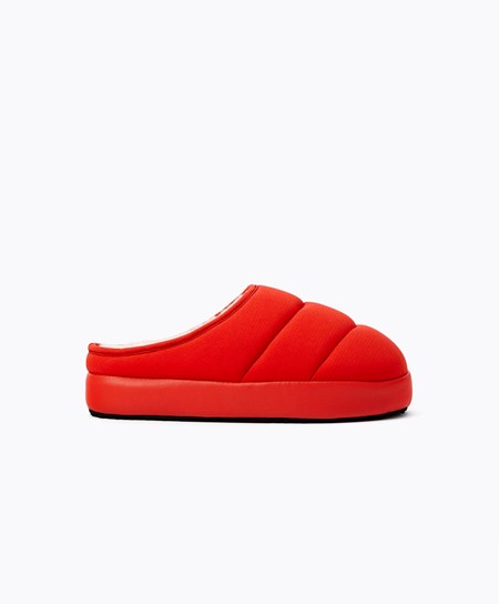Oysho Polstrované Nylon Slippers Oranžové | GYR073815