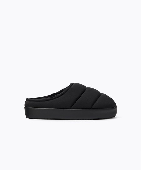 Oysho Polstrované Nylon Slippers Čierne | TNS358427
