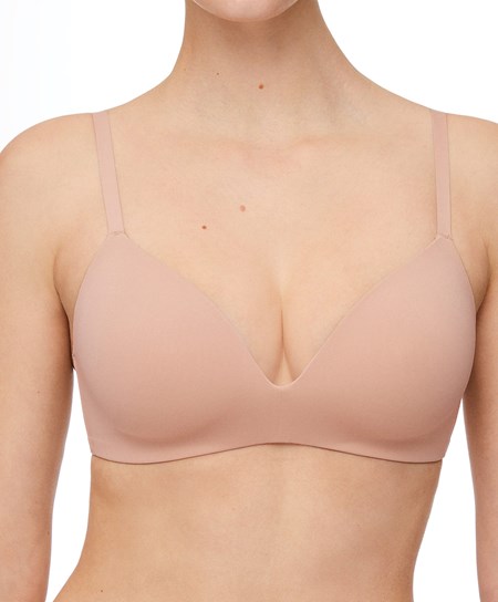 Oysho Polyamide Full Triangle Bra Béžové | VKO731964