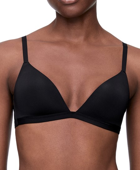 Oysho Polyamide Low-cut Triangle Bra Čierne | YCR840927
