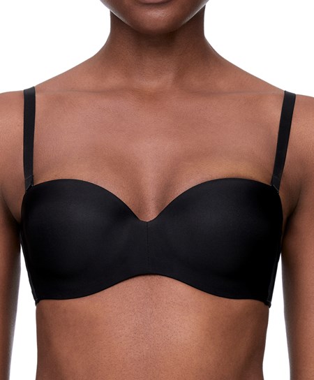 Oysho Polyamide Push-up Bra With Removable Straps Čierne | OJW396012