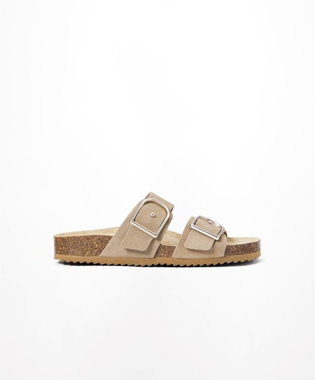 Oysho Prackou Sandals Sand | FOT482576