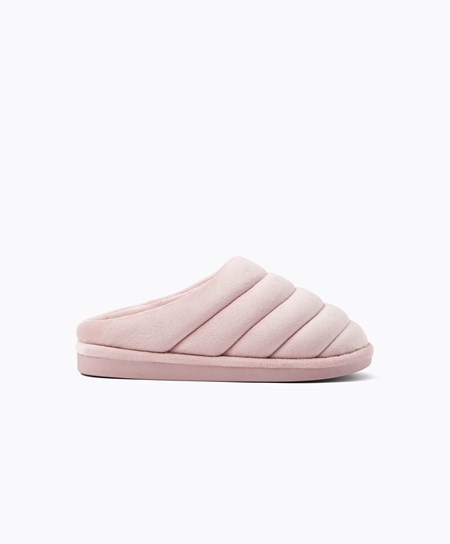 Oysho Prešívané Clogs Mauve | XFV079486