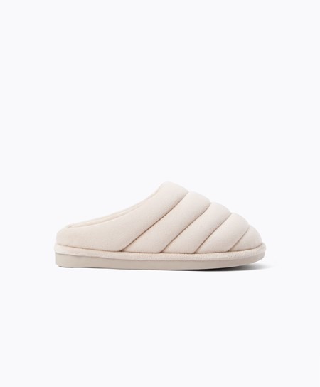 Oysho Prešívané Clogs Mink | GSV802174