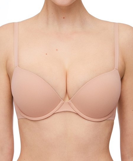 Oysho Push-up Klasické Bra In Polyamide Béžové | DVC498756