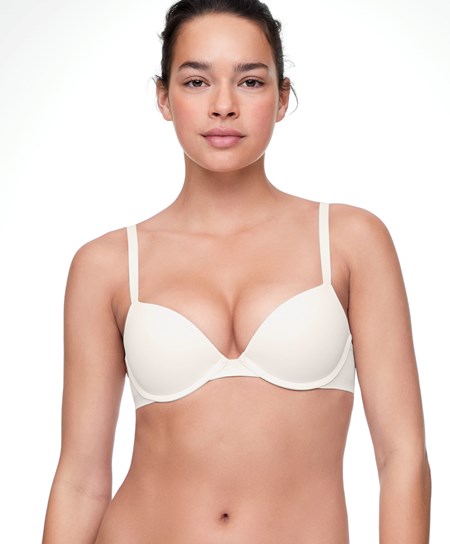 Oysho Push-up Klasické Bra In Polyamide Pale Ecru | WIN978532