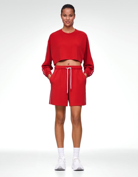 Oysho Red Modal Kratke Total Look Červené | JLO026591