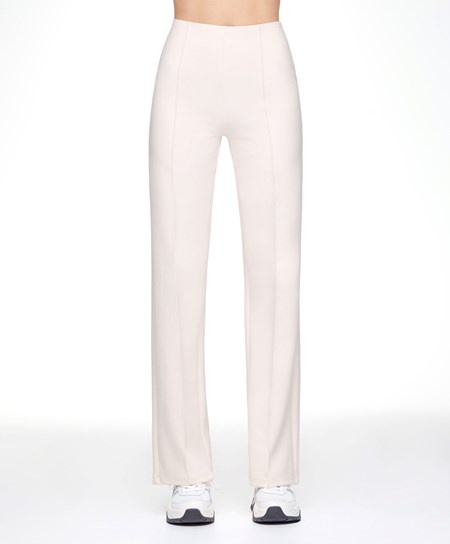Oysho Rovno Trousers In High-strength Fabric Svetlo | QNS139650