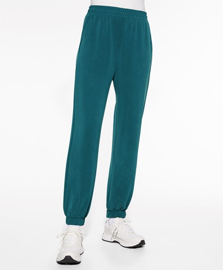 Oysho Soft Touch Modal Joggers Modre Zelene | REG907521