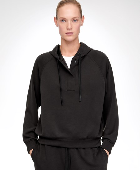 Oysho Soft Touch Modal Sweatshirt Čierne | YHG067598