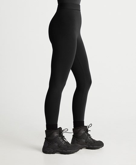 Oysho Super Extra Warm 70cm Ankle-length Leggings Čierne | PDV467892