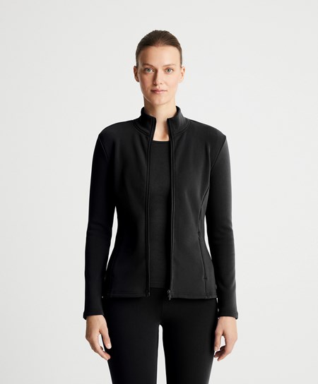 Oysho Super Extra Warm Bežecké Jacket Čierne | PQJ570689