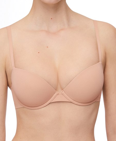 Oysho Underwired Polyamide Klasické Bra Béžové | ACJ089571