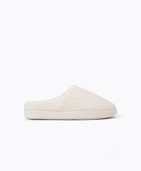 Oysho Weave Mules Ecru | OYG364895